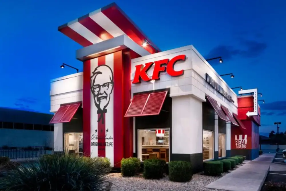 cửa hàng gà rán KFC 