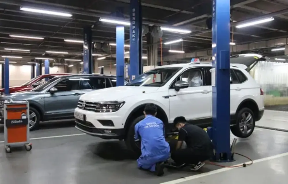 trung tâm bảo hành Volkswagen tại miền bắc và miền nam